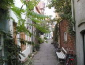 Gasse in der Inenstadt Bremen: Gasse