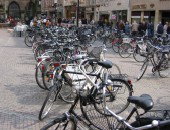 Münster, Fahrräder am Prinzipalmarkt Münster, Fahrräder am Prinzipalmarkt