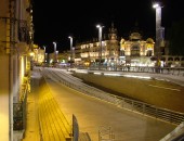 Montpellier bei Nacht