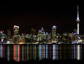 Auckland bei Nacht