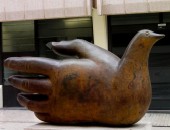 Malaga, Picasso-Skulptur Malaga, Picasso-Skulptur