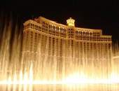 Die Brunnenanlage des Bellagio Hotels Die Brunnenanlage des Bellagio Hotels