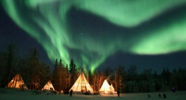 Nordlichter über Yellowknife