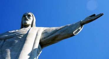 Selfie auf der Christus-Statue