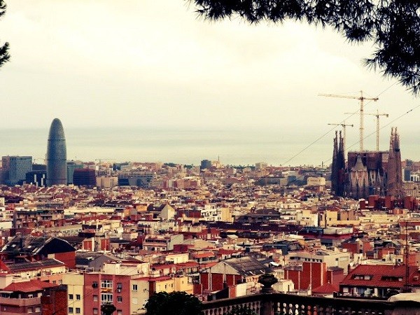 Blick auf Barcelona
