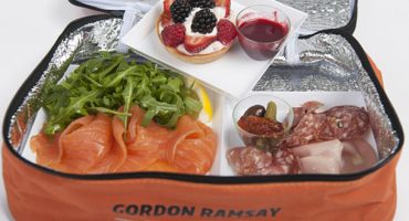 Picknick im Flugzeug
