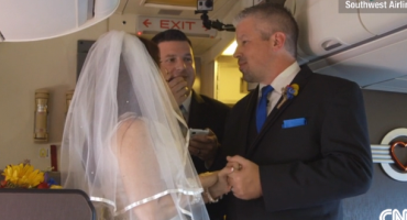 Hochzeit im Flugzeug