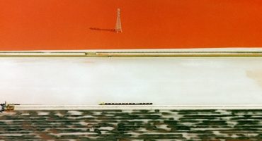 Salzteiche in der Bucht von San Francisco