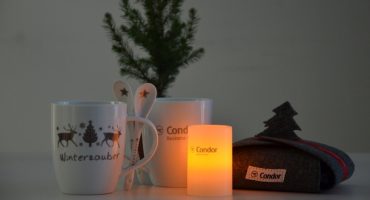 Weihnachtsstimmung an Bord der Condor-Maschinen