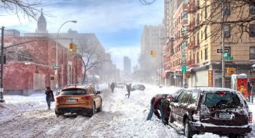 Schneesturm in New York