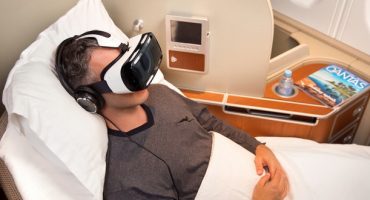 Qantas testet Virtual-Reality-Brille