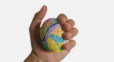 Egg Map: Stadtplan zum Kneten