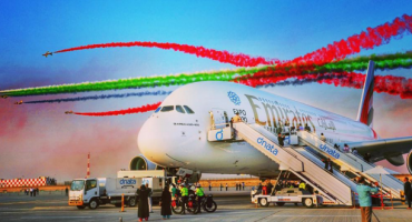Einsatz präsentiert Airbus A380 mit 615 Sitzplätzen