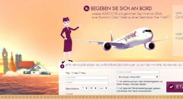 Gewinnen Sie Flüge mit Qatar