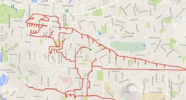 Kuriose GPS-Zeichnungen