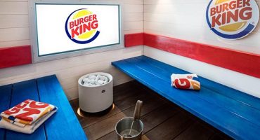 Burger King in Helsinki eröffnet Sauna