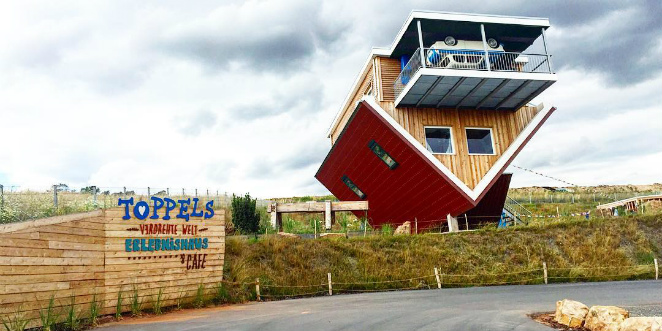 Toppels Bei Wertheim Steht Ein Ganzes Haus Kopf Reisemagazin